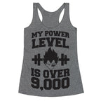 My Power Level is Over 9,000 Racerback Tank