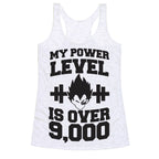 My Power Level is Over 9,000 Racerback Tank