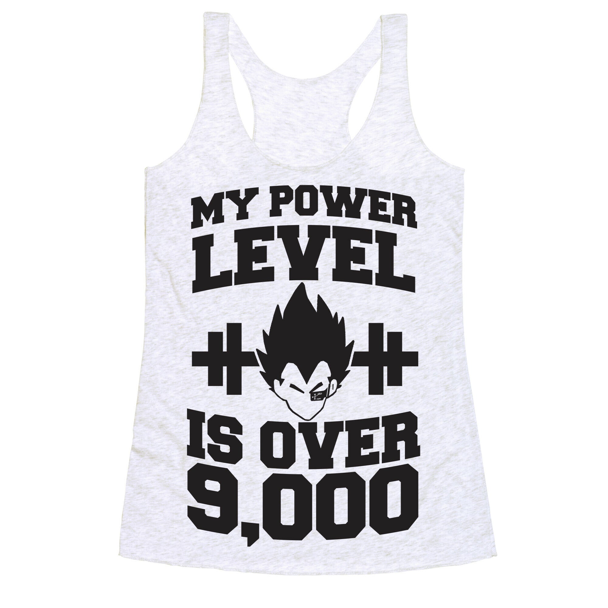 My Power Level is Over 9,000 Racerback Tank