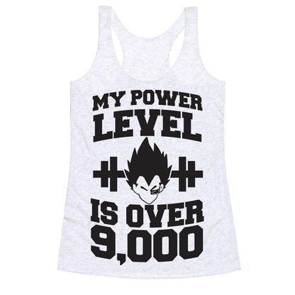 My Power Level is Over 9,000 Racerback Tank