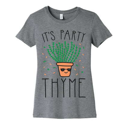 It's Party Thyme Women's Cotton Tee