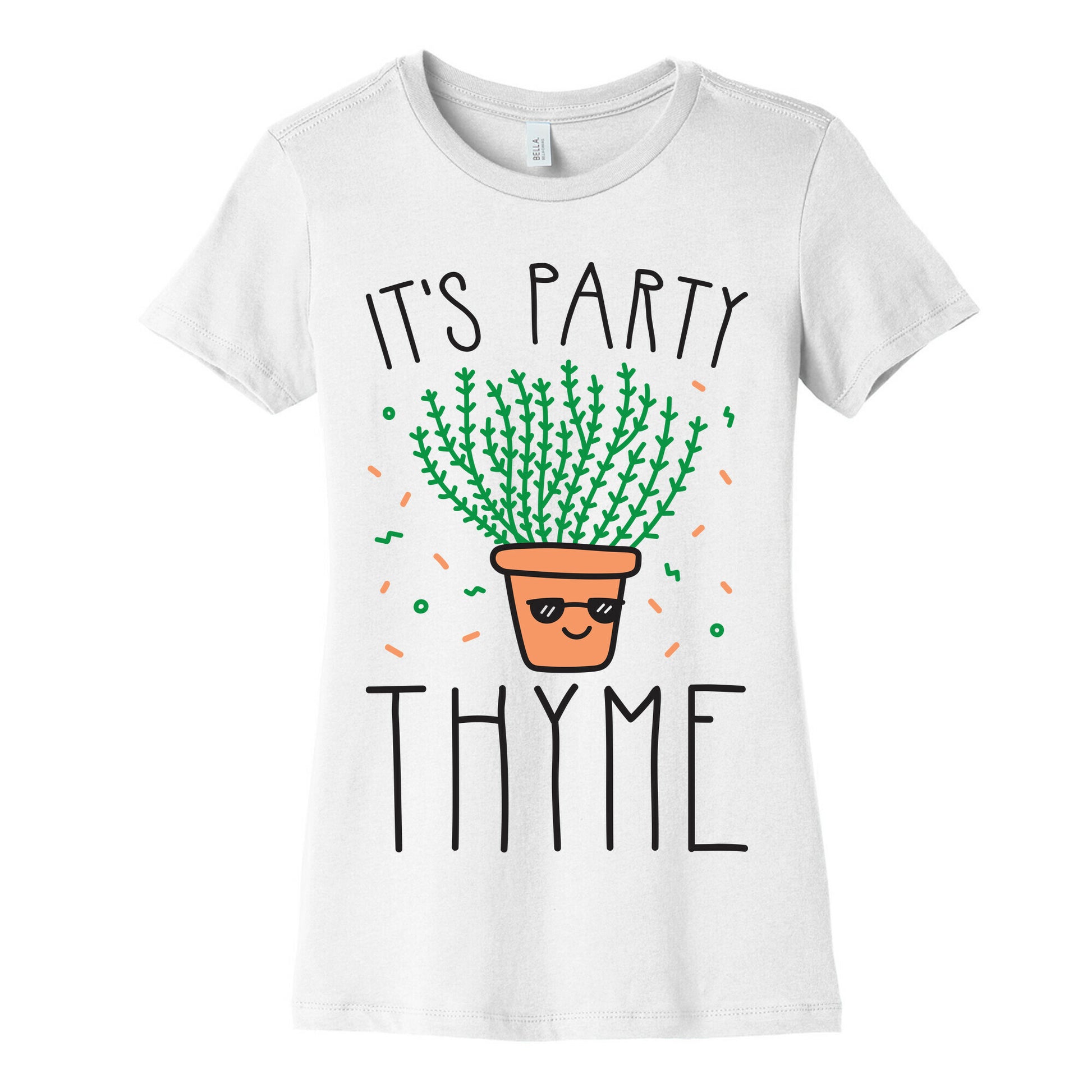 It's Party Thyme Women's Cotton Tee