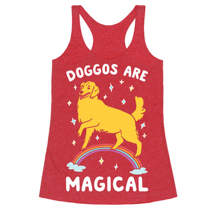 Doggos Are Magical Racerback Tank