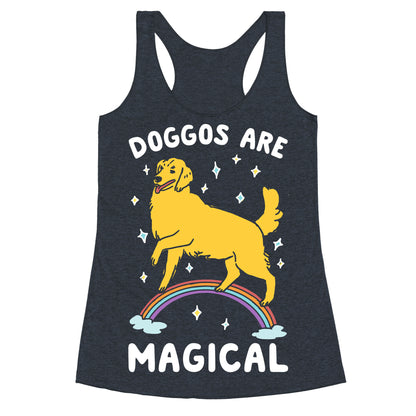 Doggos Are Magical Racerback Tank