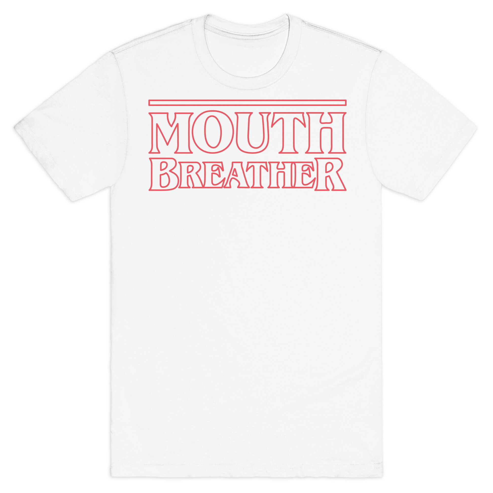 Mouth Breather Parody (Red) T-Shirt