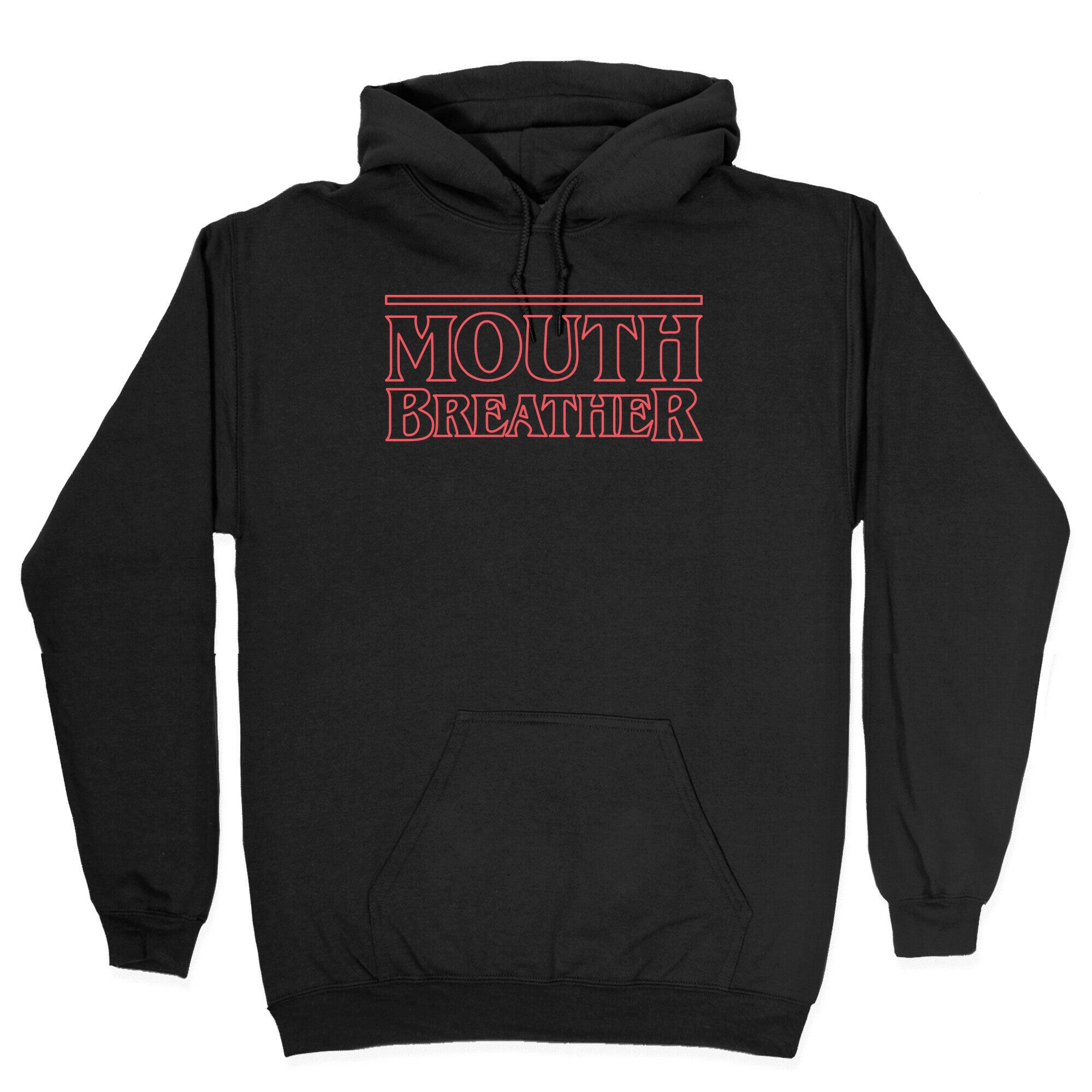 Mouth Breather Parody (Red) Hoodie