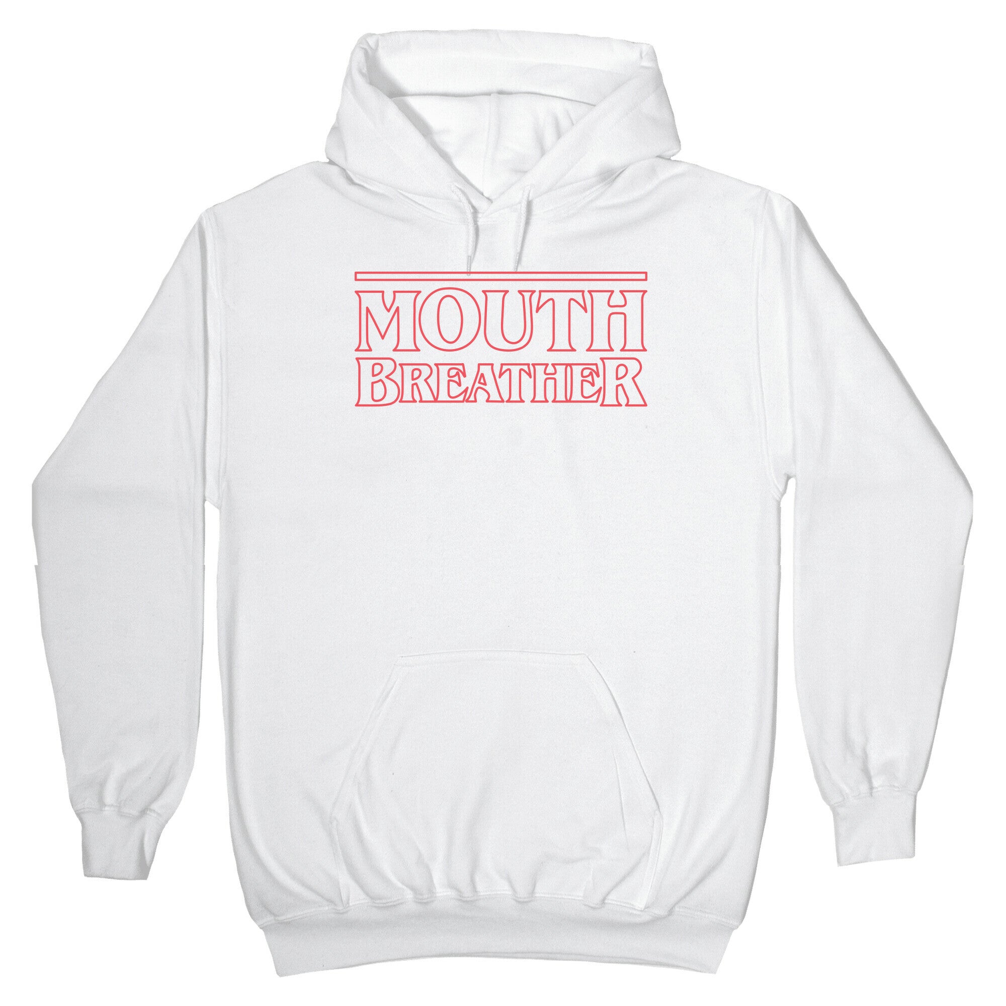 Mouth Breather Parody (Red) Hoodie