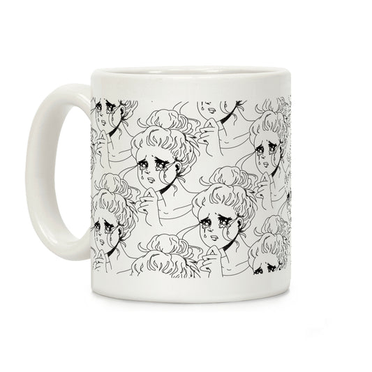 Crying Manga Girl Coffee Mug