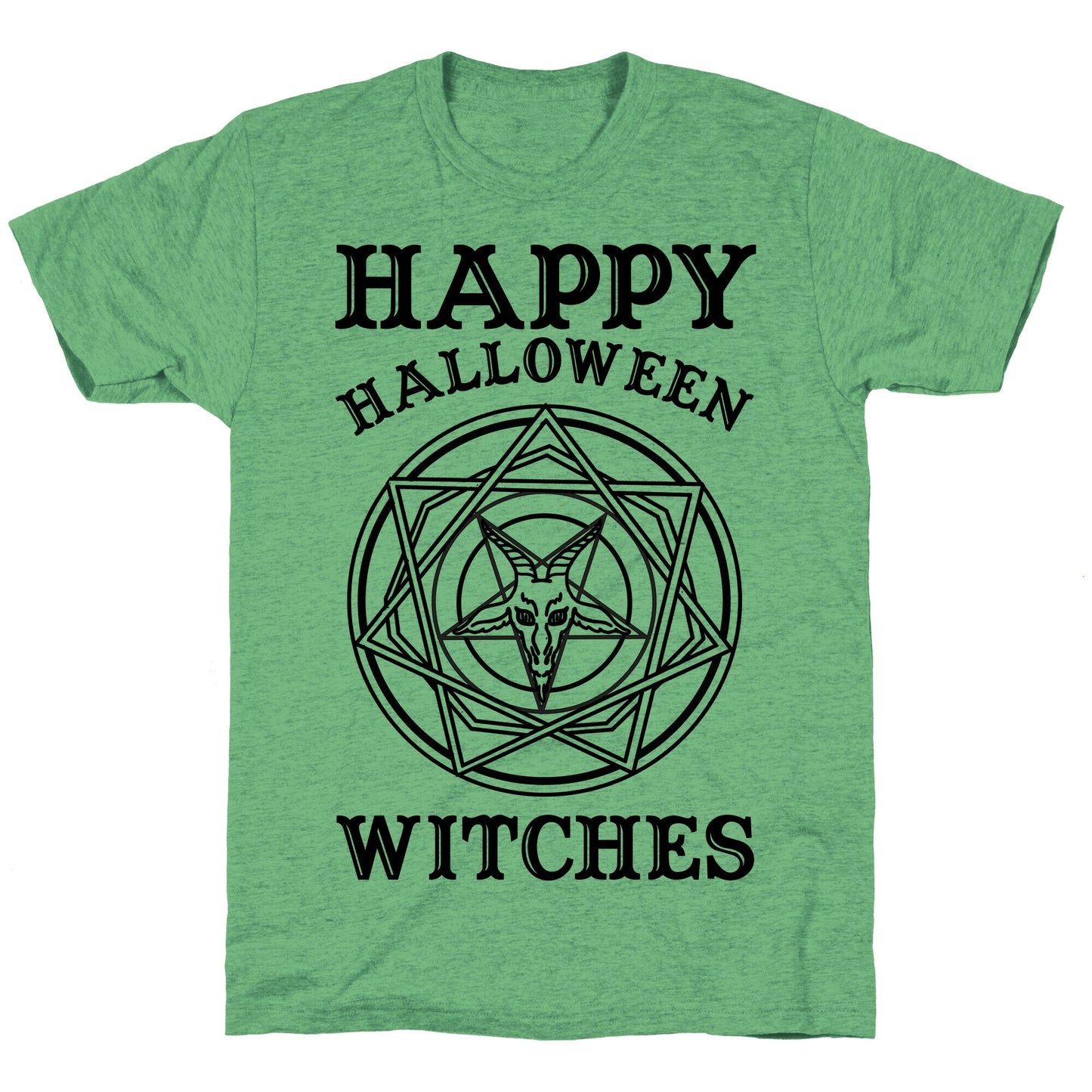 Happy Halloween Witches Unisex Triblend Tee