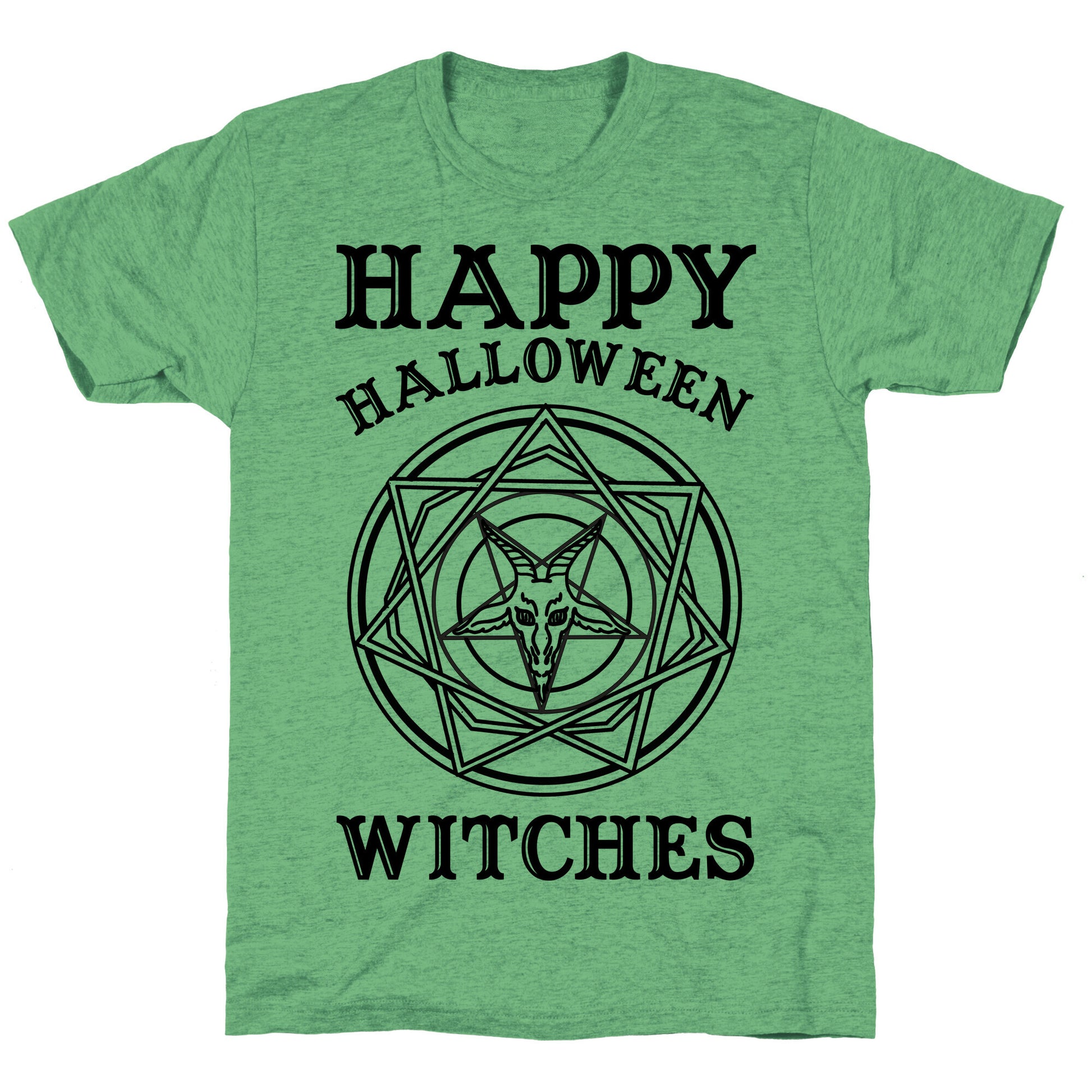 Happy Halloween Witches Unisex Triblend Tee