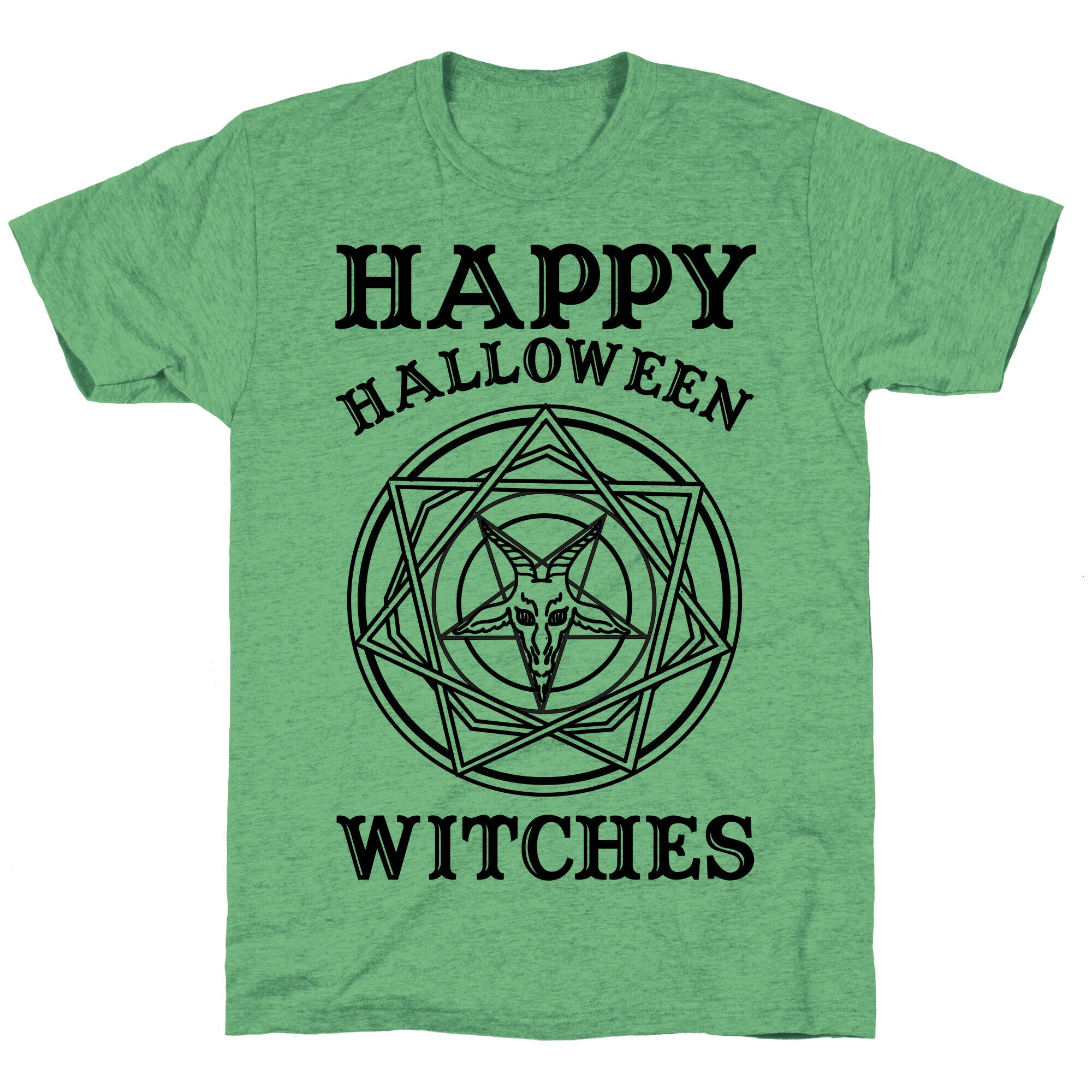 Happy Halloween Witches Unisex Triblend Tee