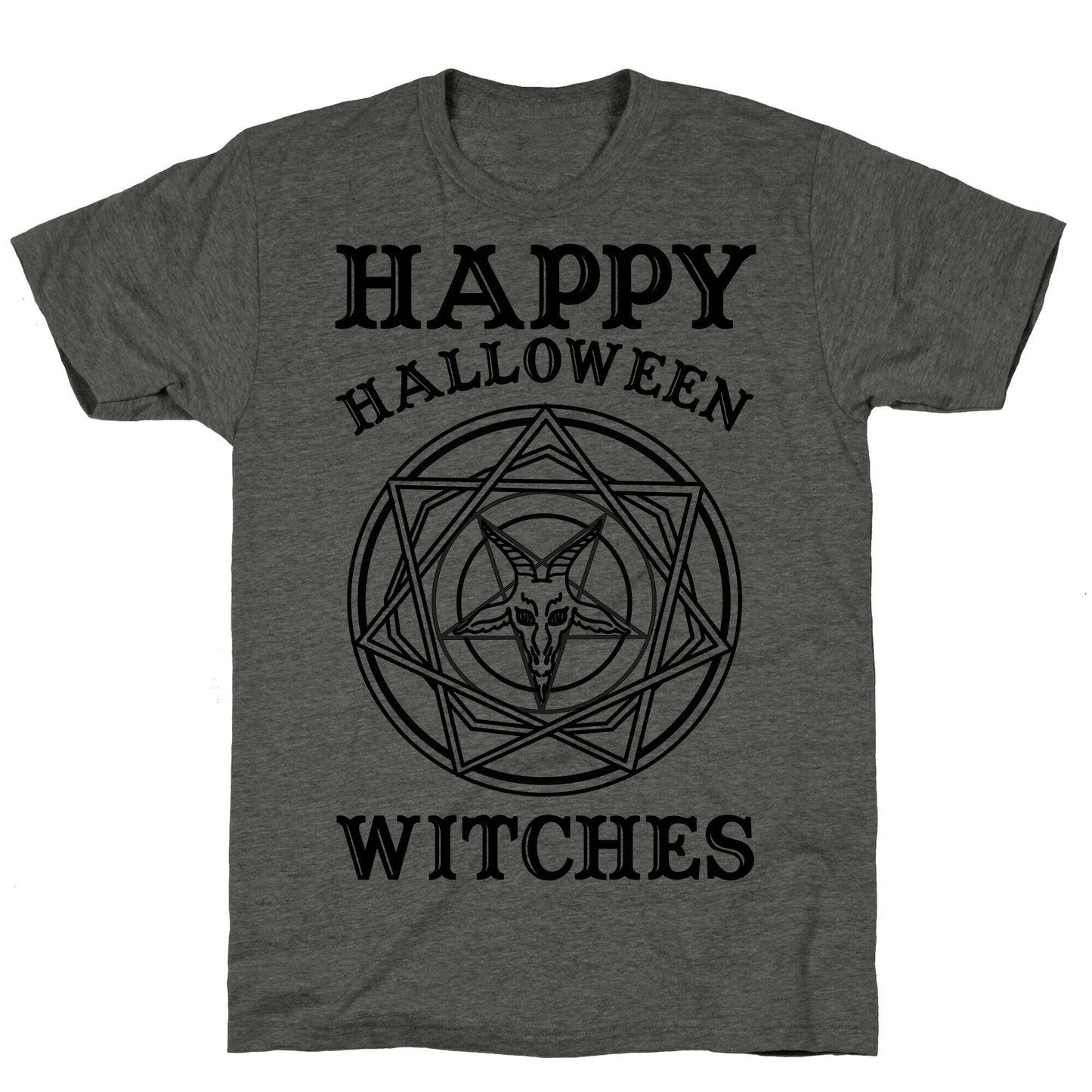 Happy Halloween Witches Unisex Triblend Tee
