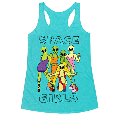 Space Girls Racerback Tank