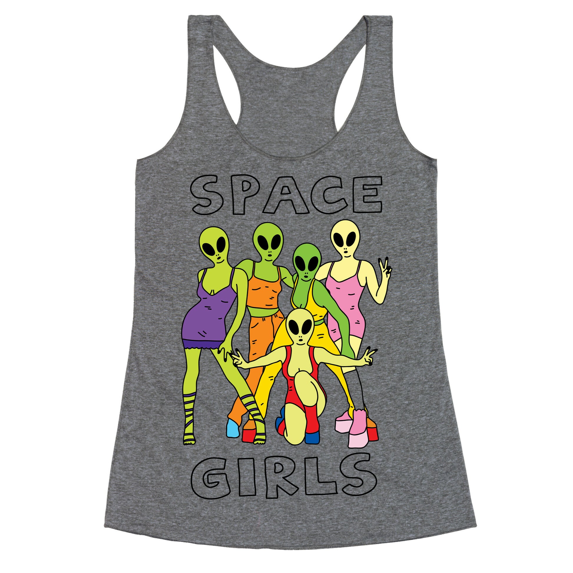 Space Girls Racerback Tank