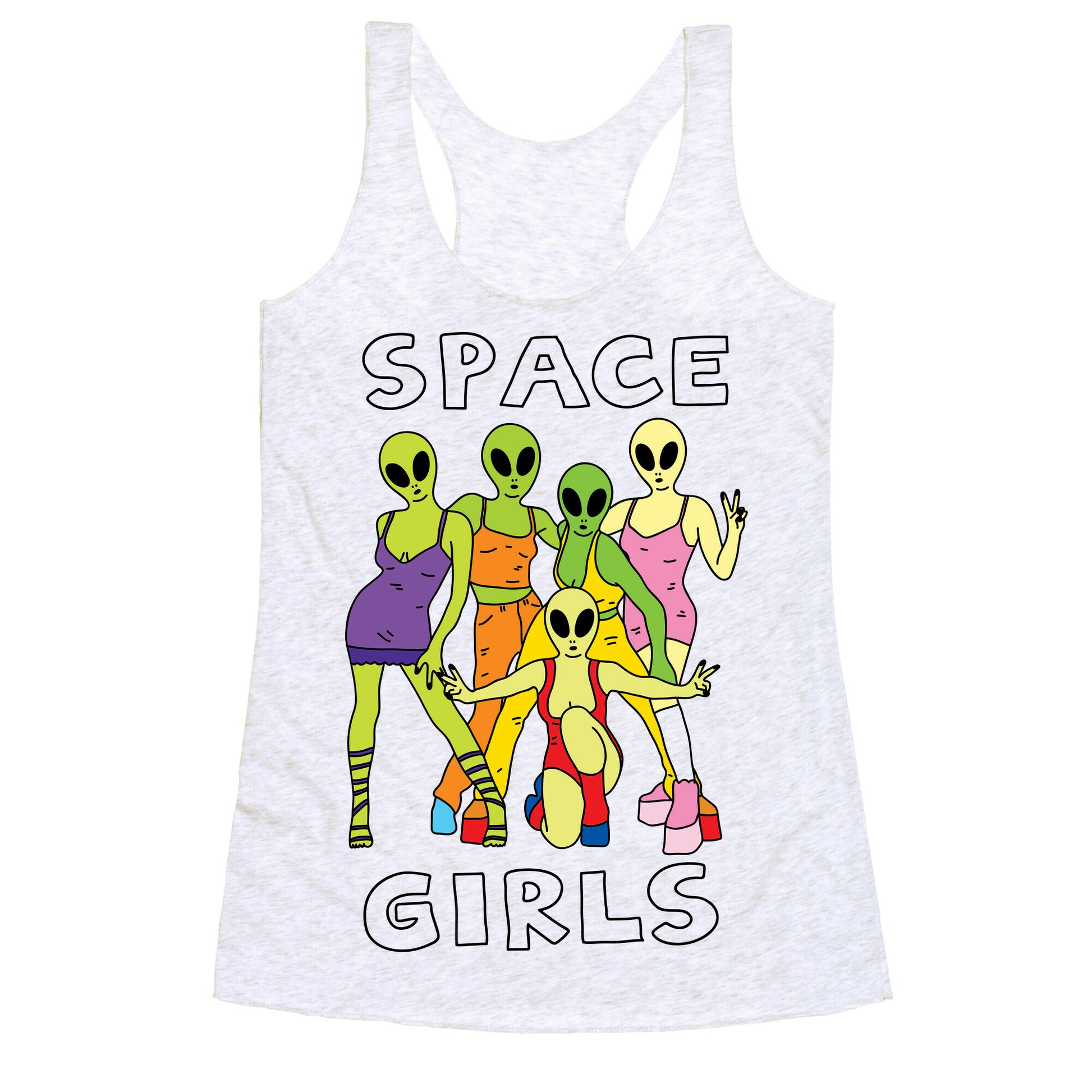 Space Girls Racerback Tank