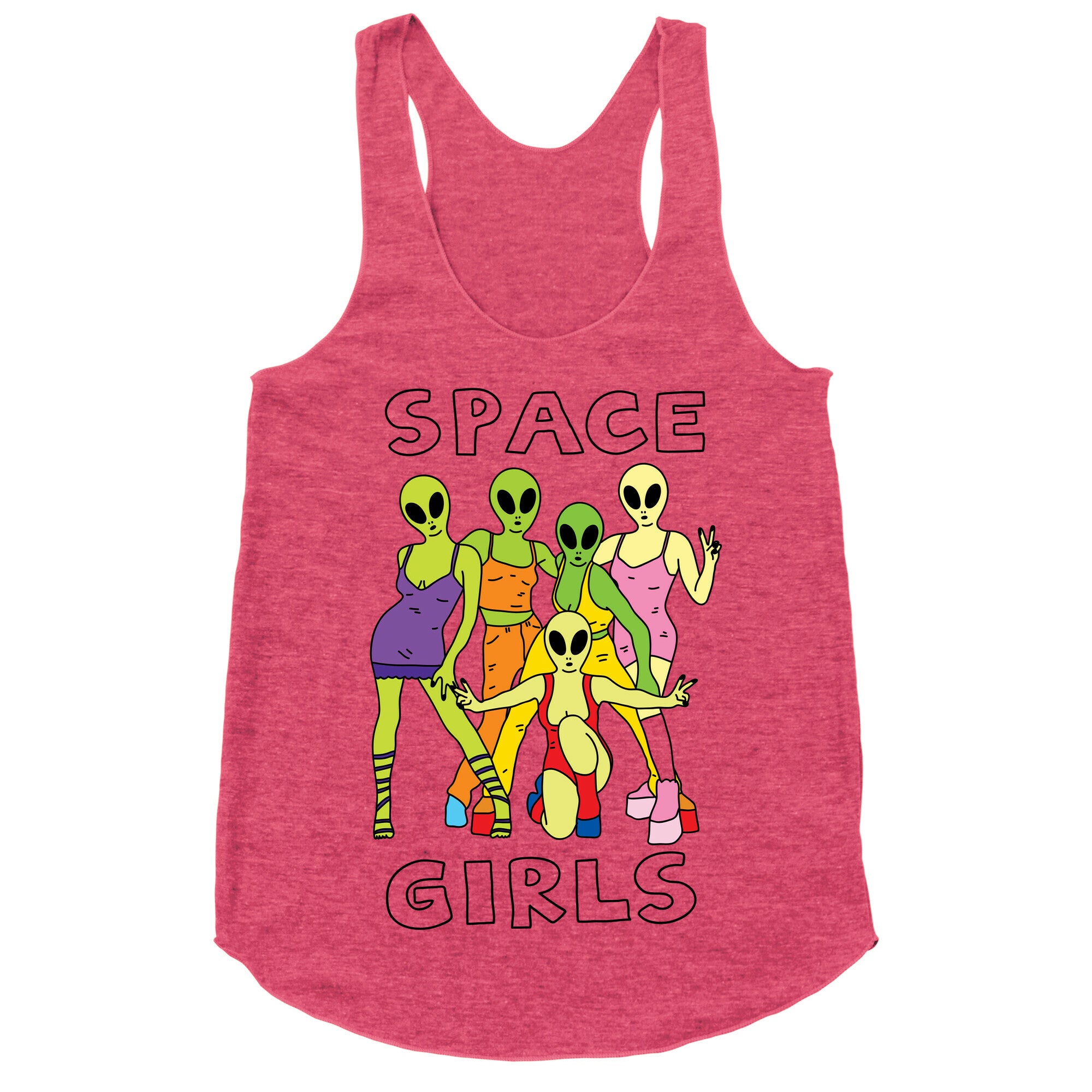 Space Girls Racerback Tank