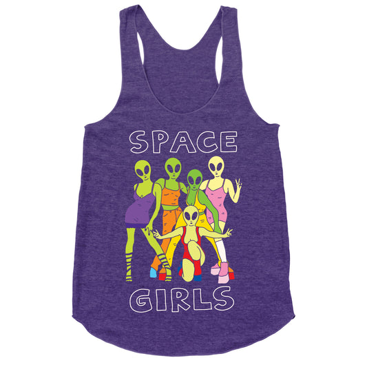 Space Girls Racerback Tank