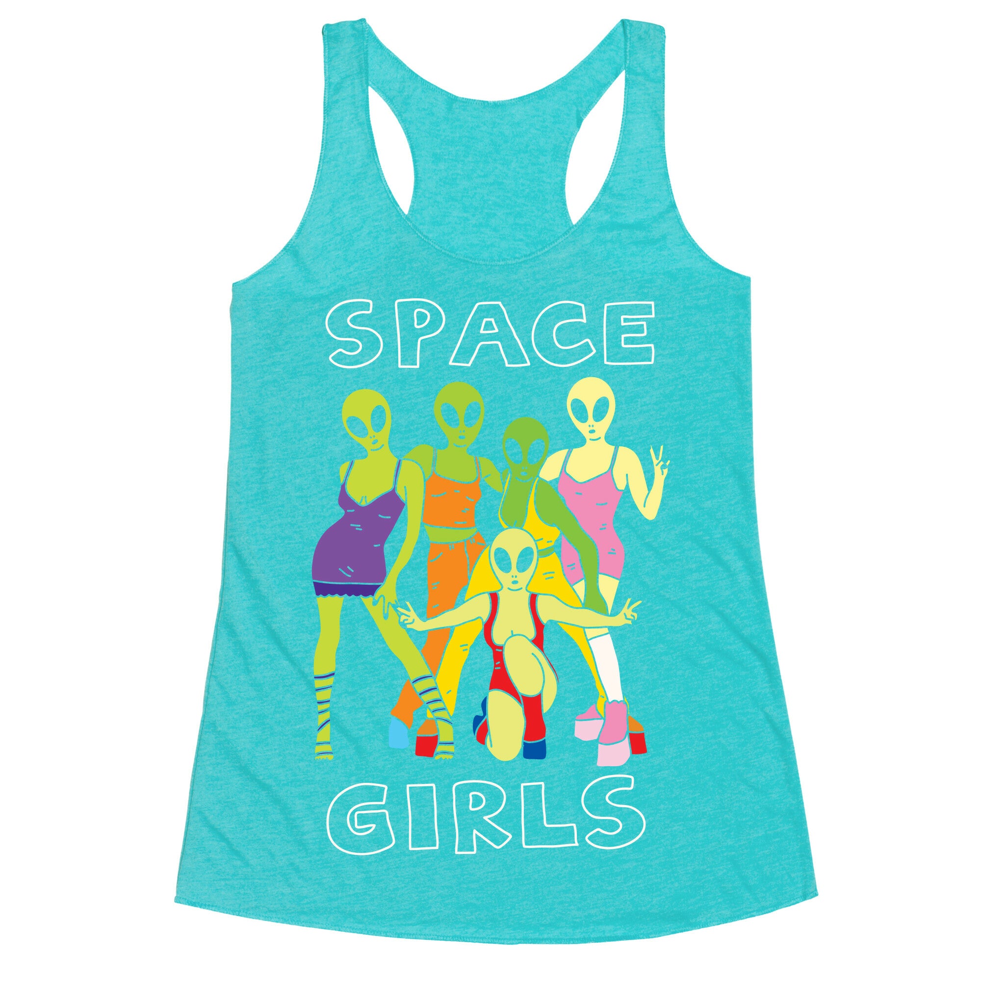 Space Girls Racerback Tank