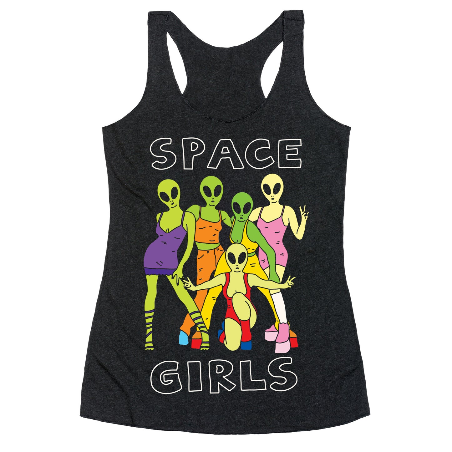 Space Girls Racerback Tank