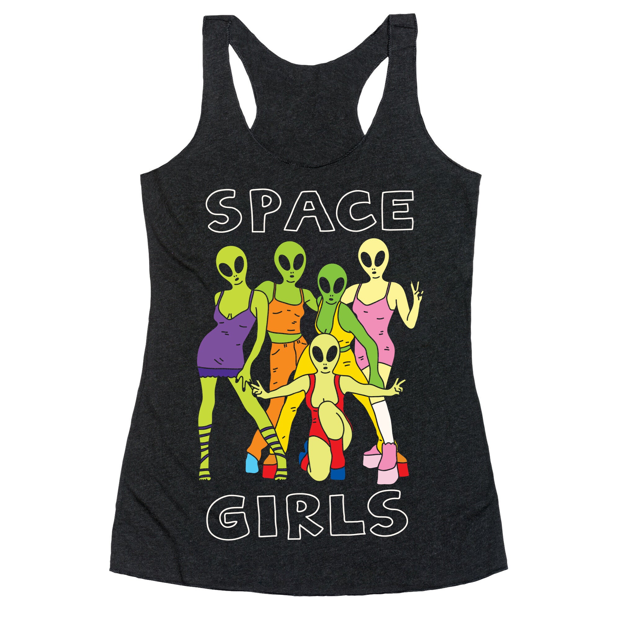 Space Girls Racerback Tank