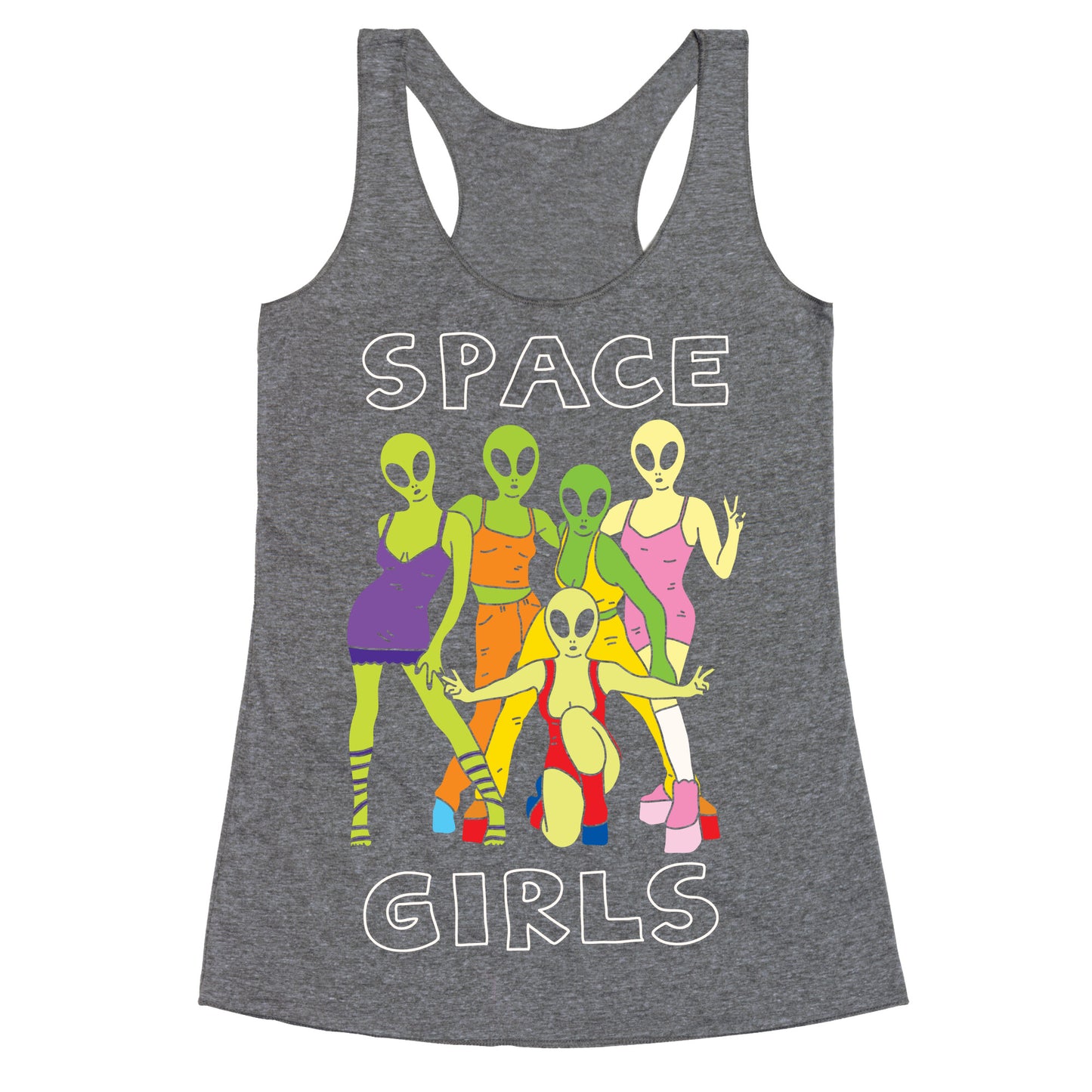 Space Girls Racerback Tank