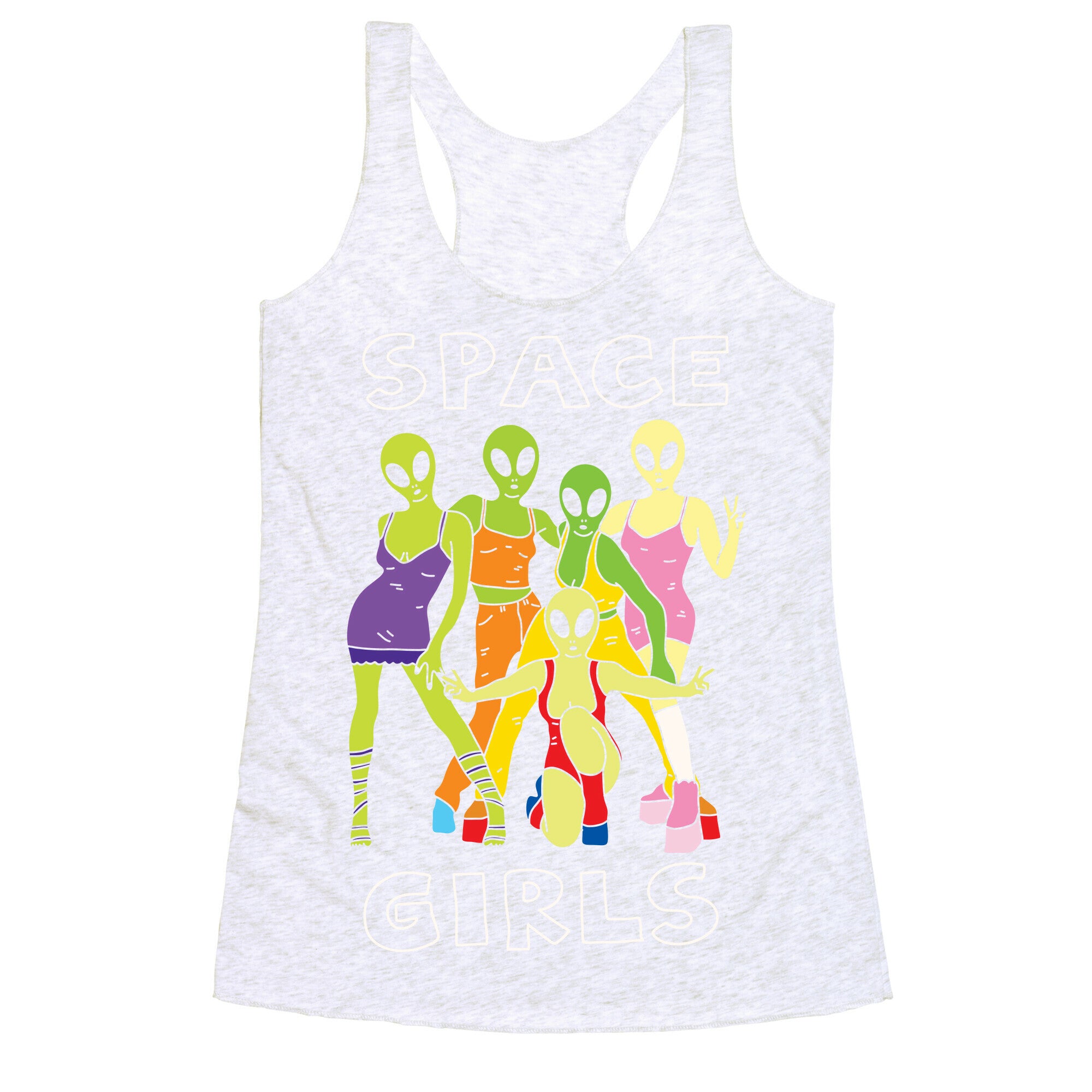 Space Girls Racerback Tank