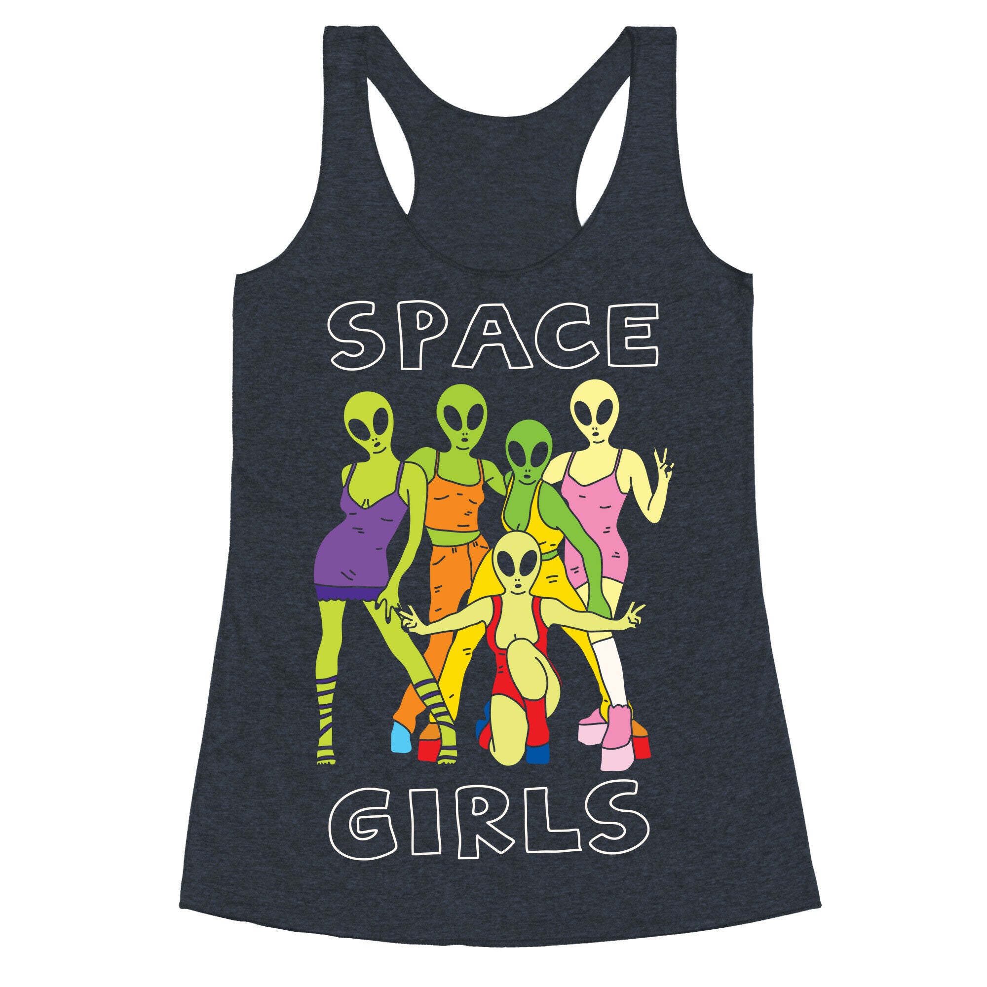 Space Girls Racerback Tank