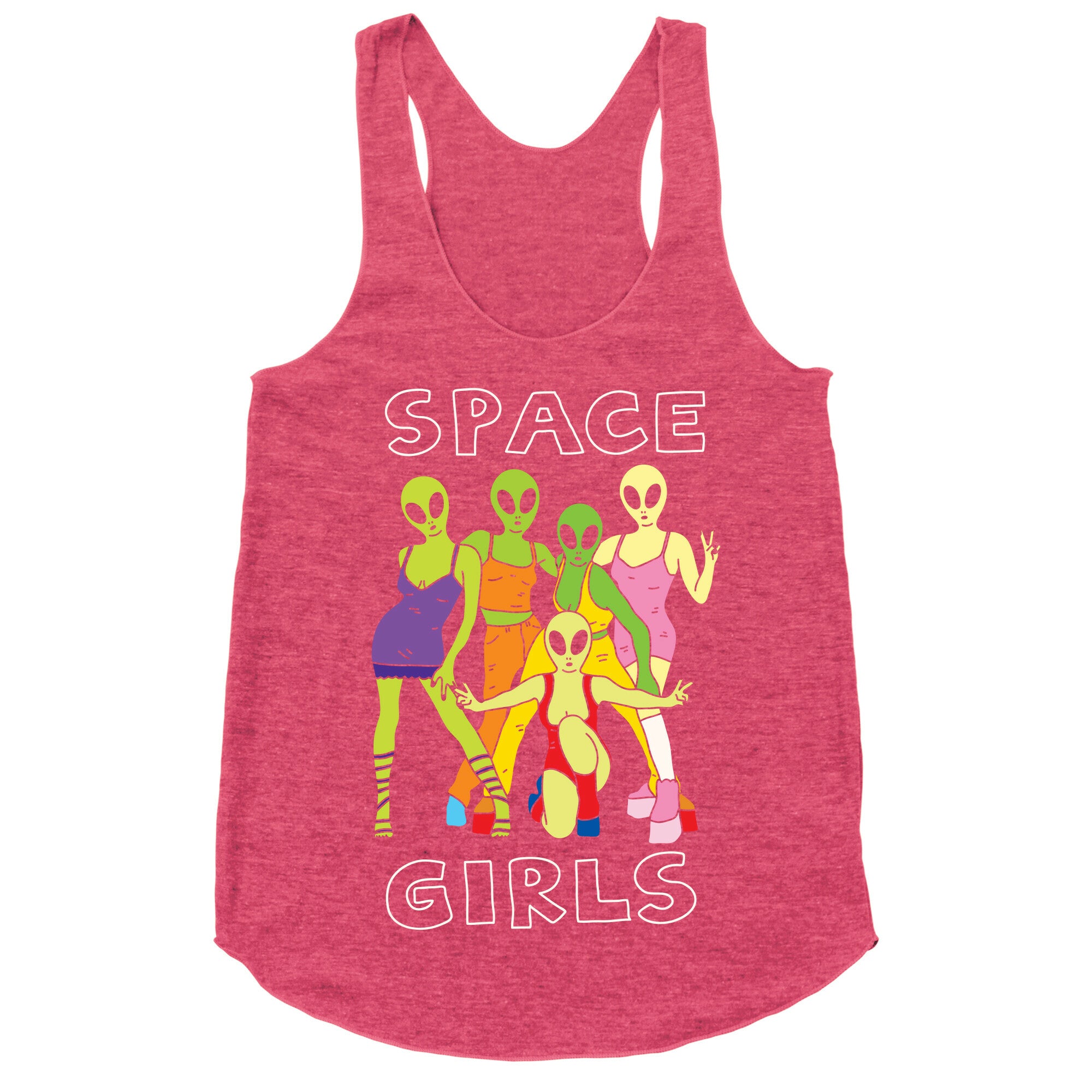 Space Girls Racerback Tank
