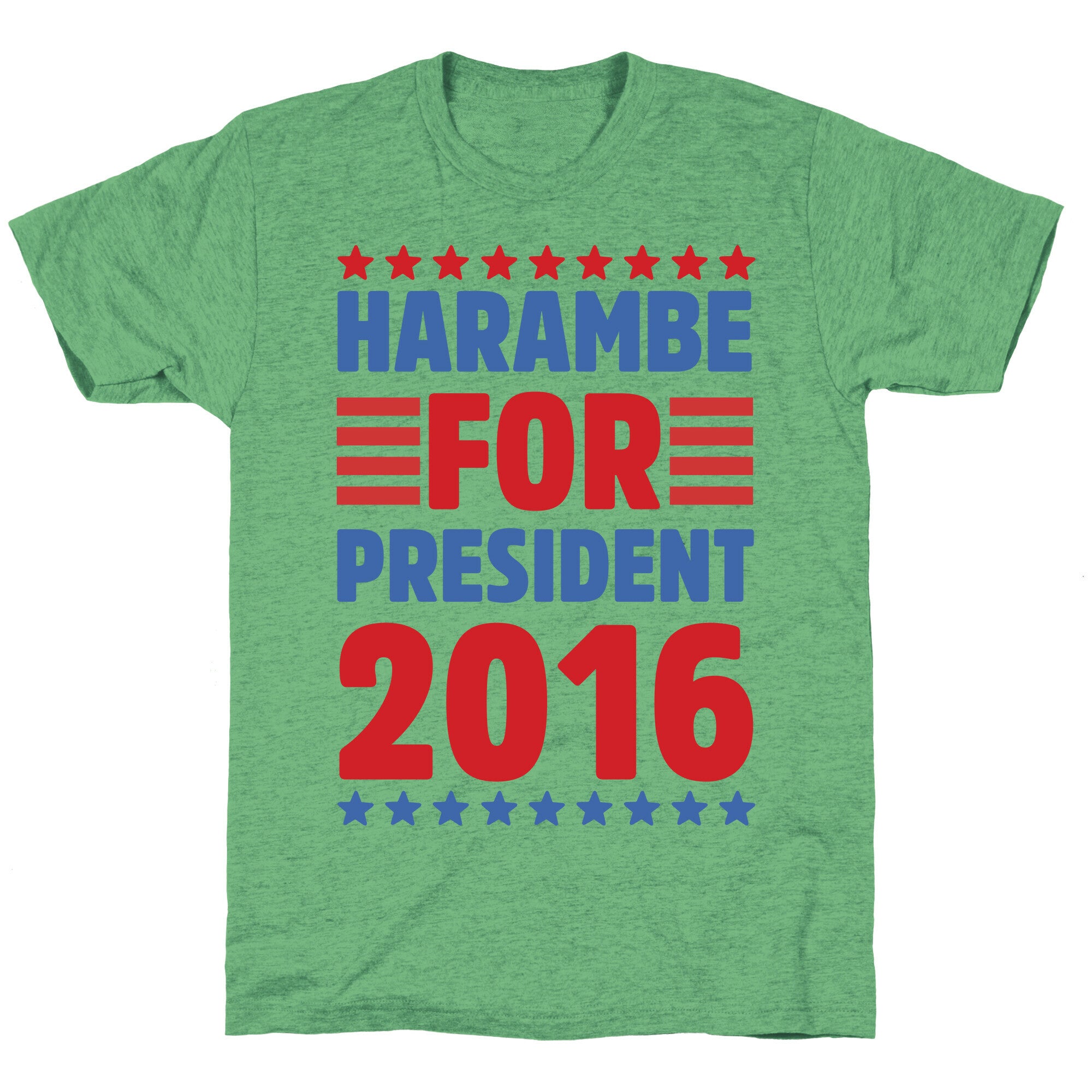Harambe For President 2016 Unisex Triblend Tee