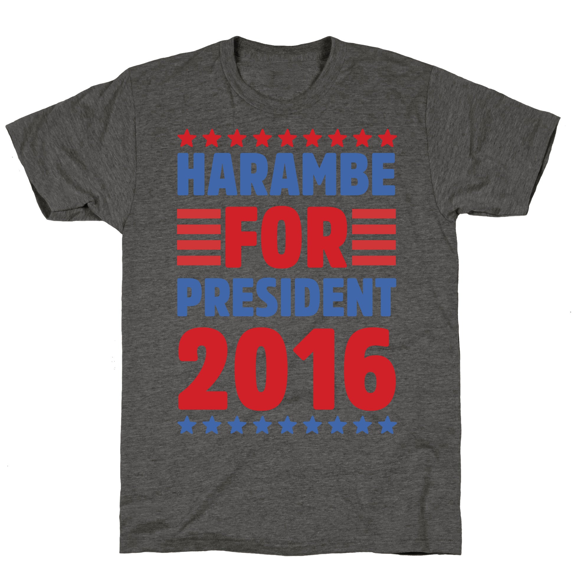 Harambe For President 2016 Unisex Triblend Tee