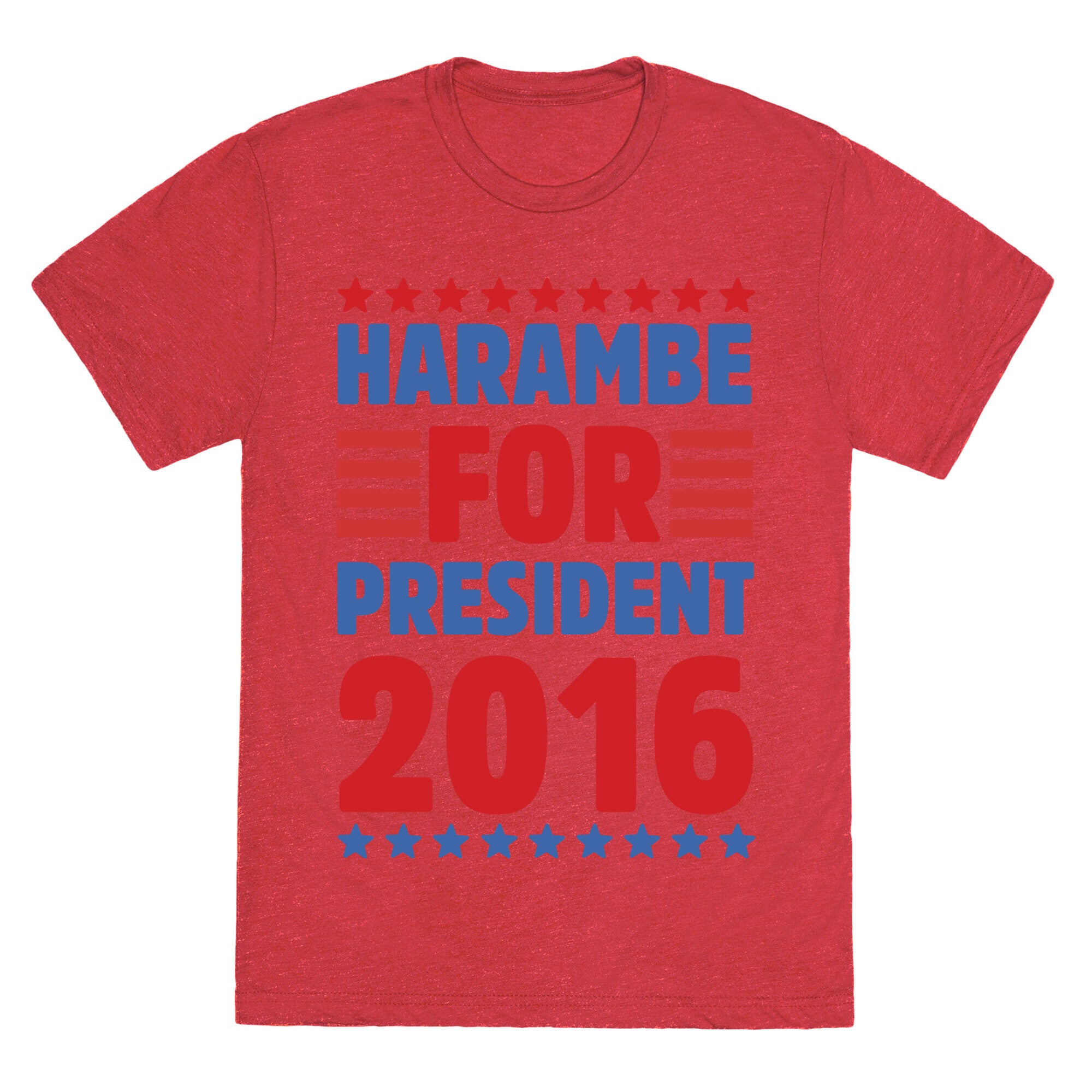 Harambe For President 2016 Unisex Triblend Tee