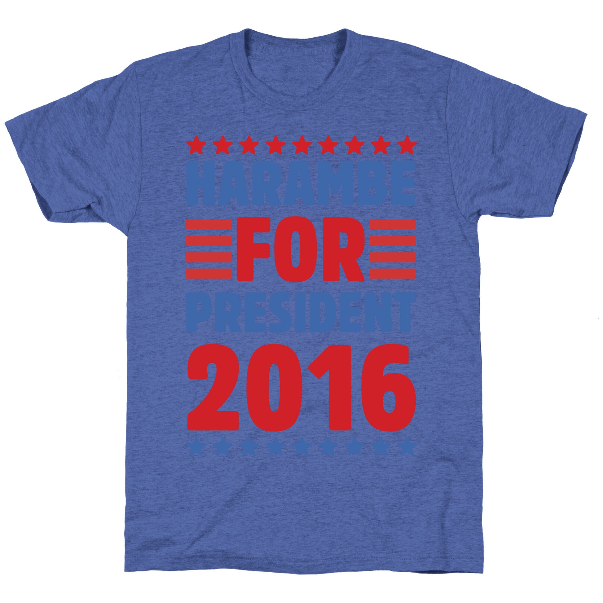 Harambe For President 2016 Unisex Triblend Tee