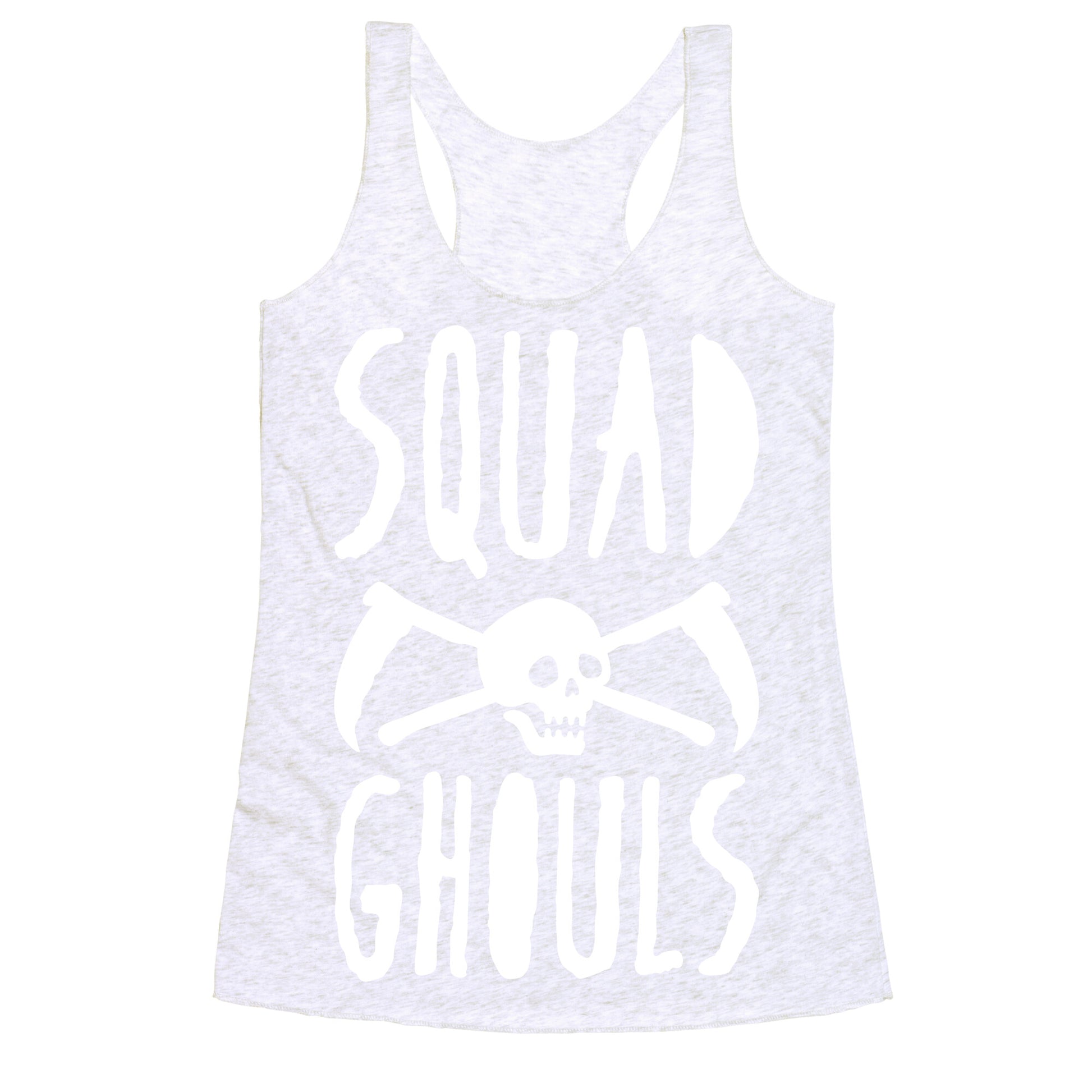 Squad Ghouls (White) Racerback Tank