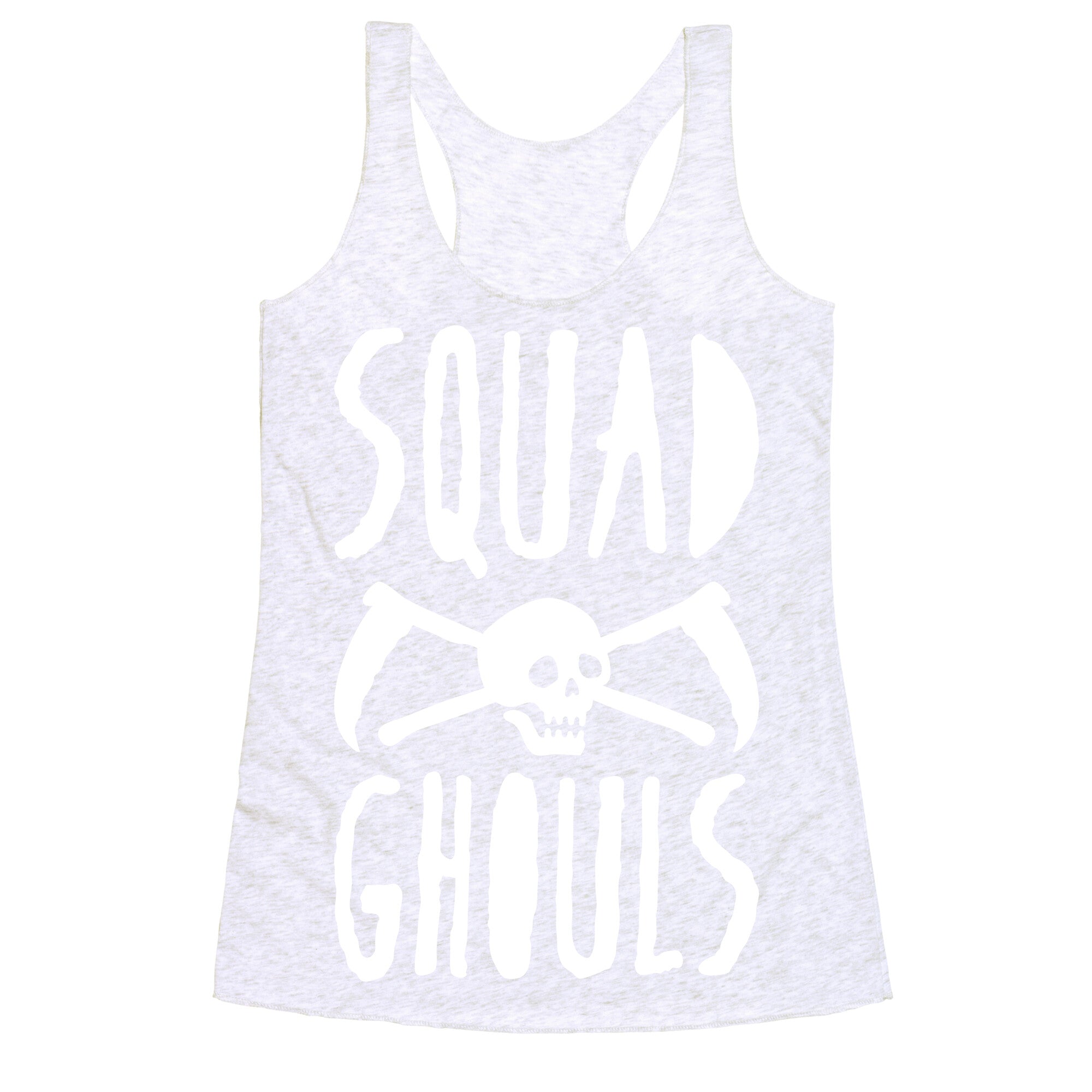 Squad Ghouls (White) Racerback Tank