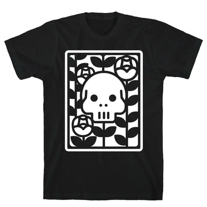Flower Skull White T-Shirt