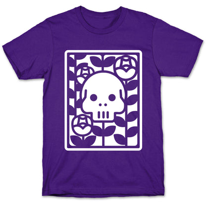 Flower Skull White T-Shirt