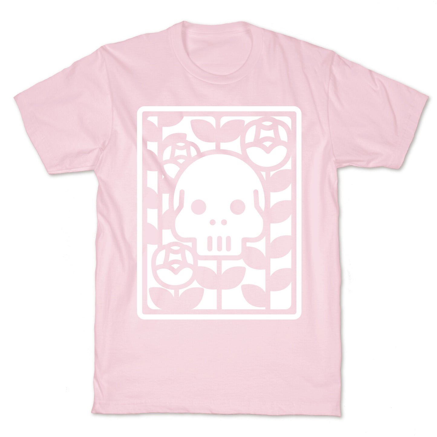 Flower Skull White T-Shirt