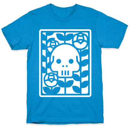 Flower Skull White T-Shirt