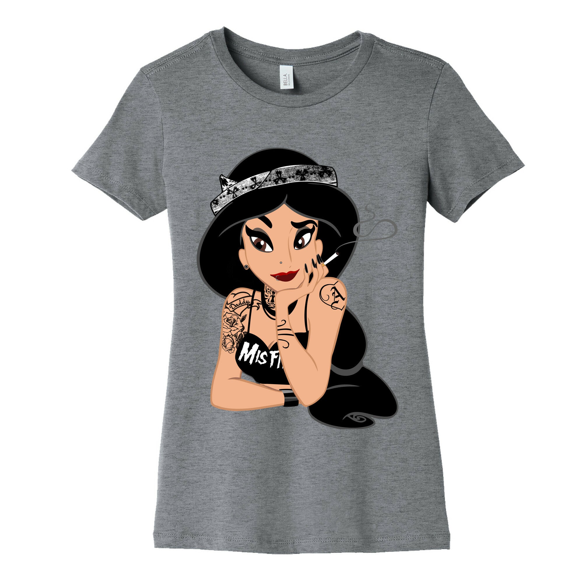 Punk Rock Princess Parody Women's Cotton Tee