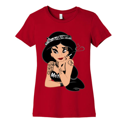 Punk Rock Princess Parody Women's Cotton Tee