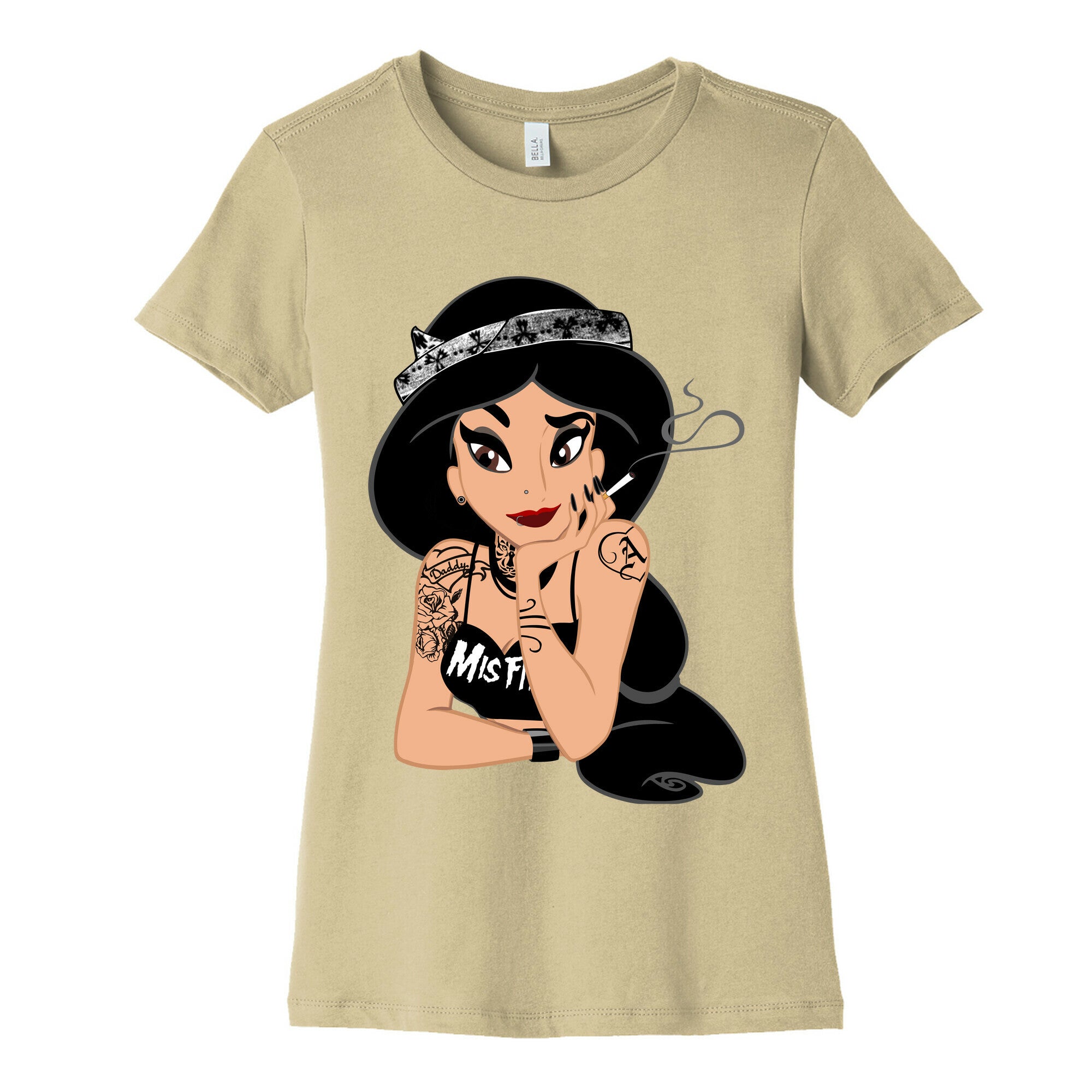 Punk Rock Princess Parody Women's Cotton Tee