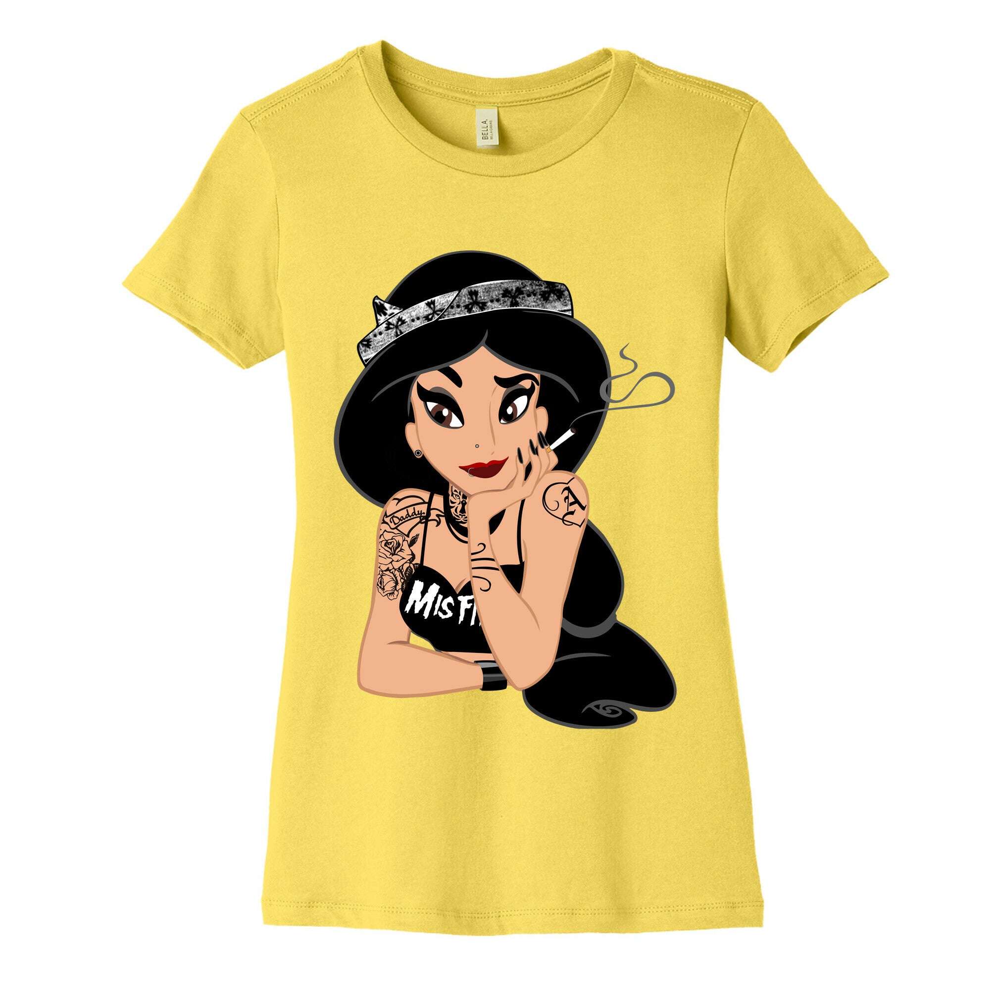 Punk Rock Princess Parody Women's Cotton Tee