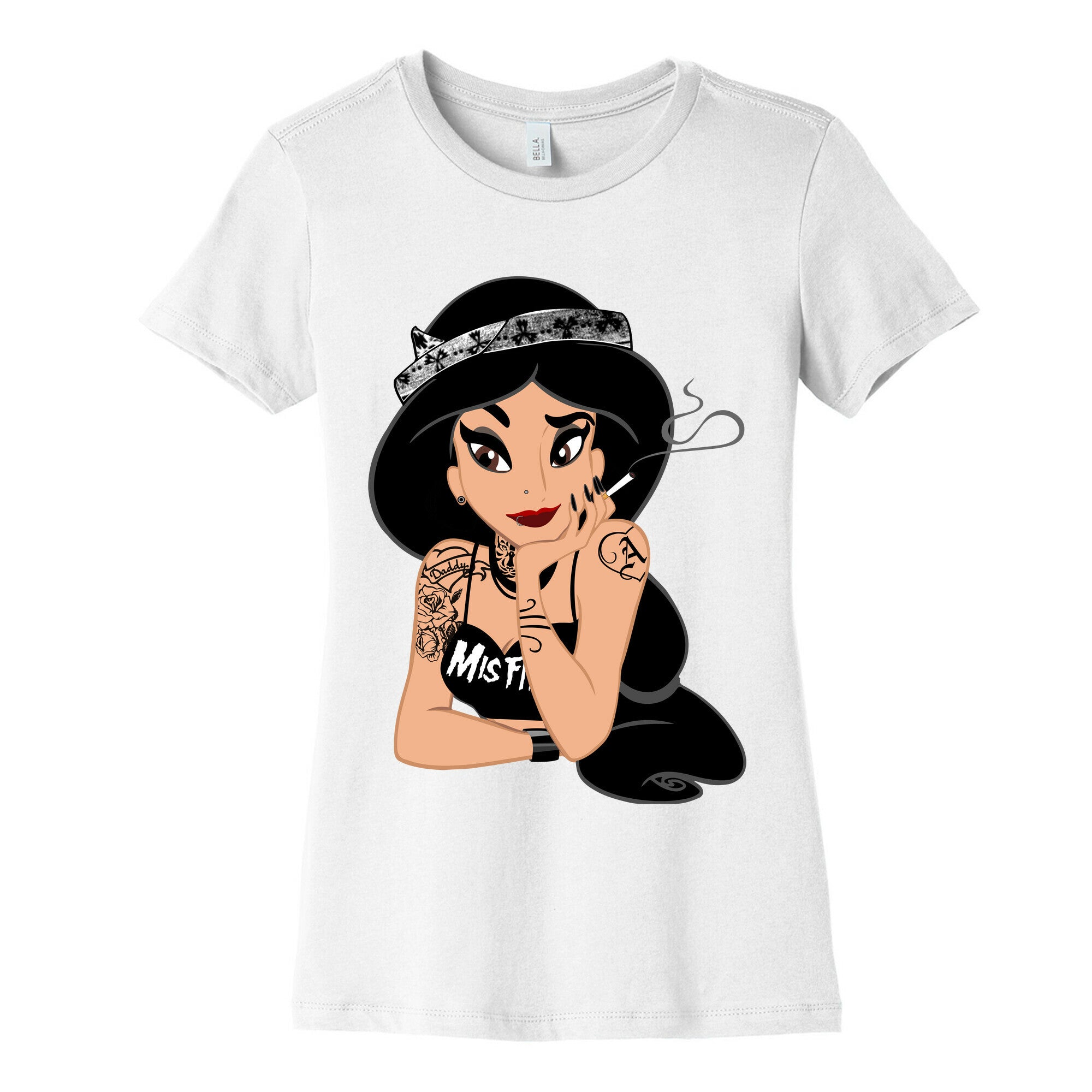 Punk Rock Princess Parody Women's Cotton Tee