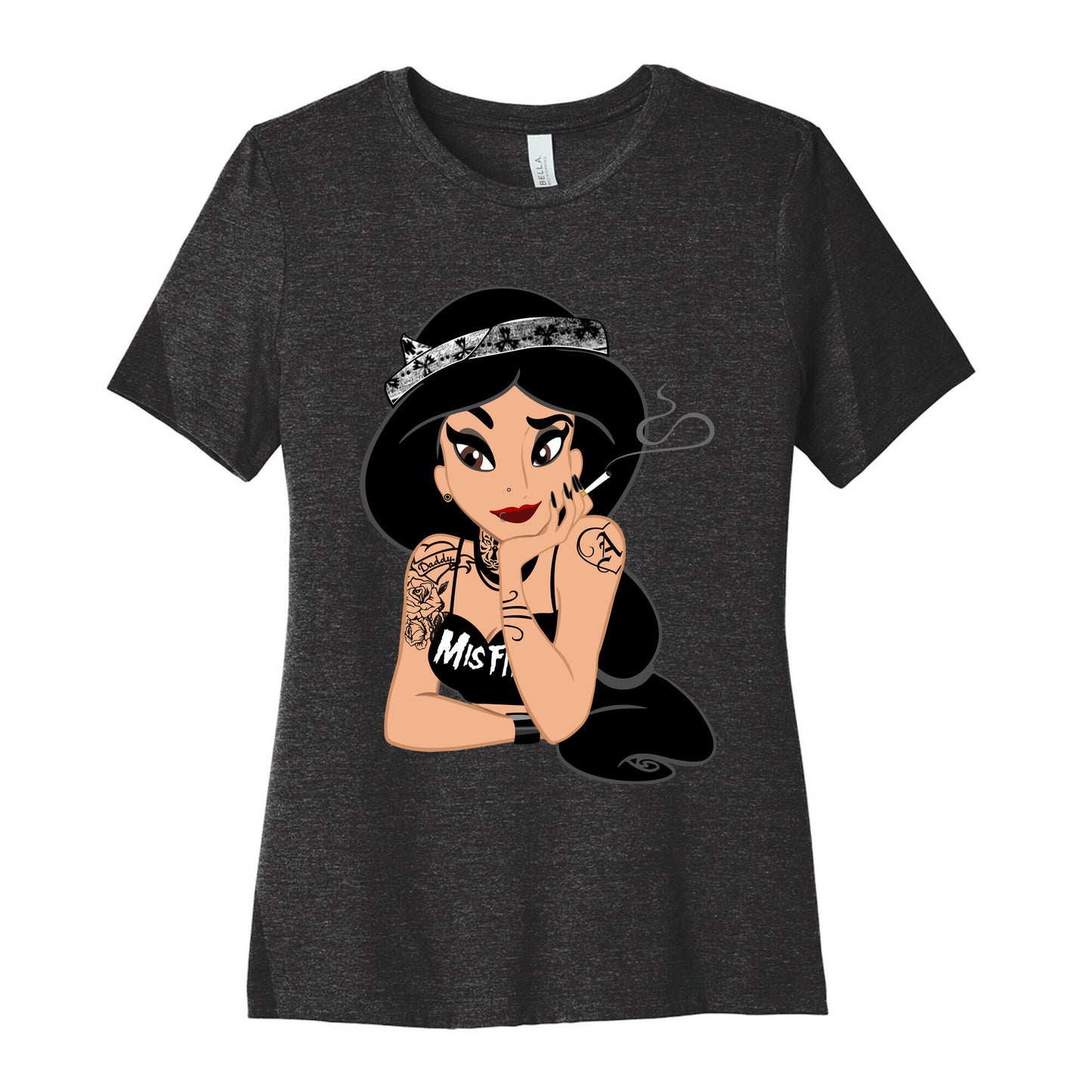 Punk Rock Princess Parody Women's Cotton Tee