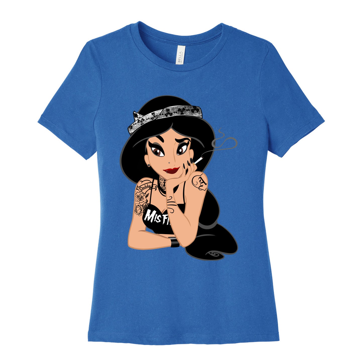 Punk Rock Princess Parody Women's Cotton Tee