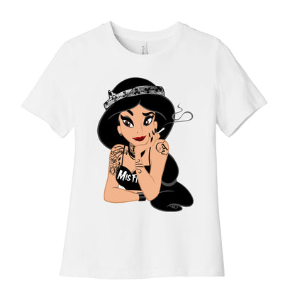 Punk Rock Princess Parody Women's Cotton Tee