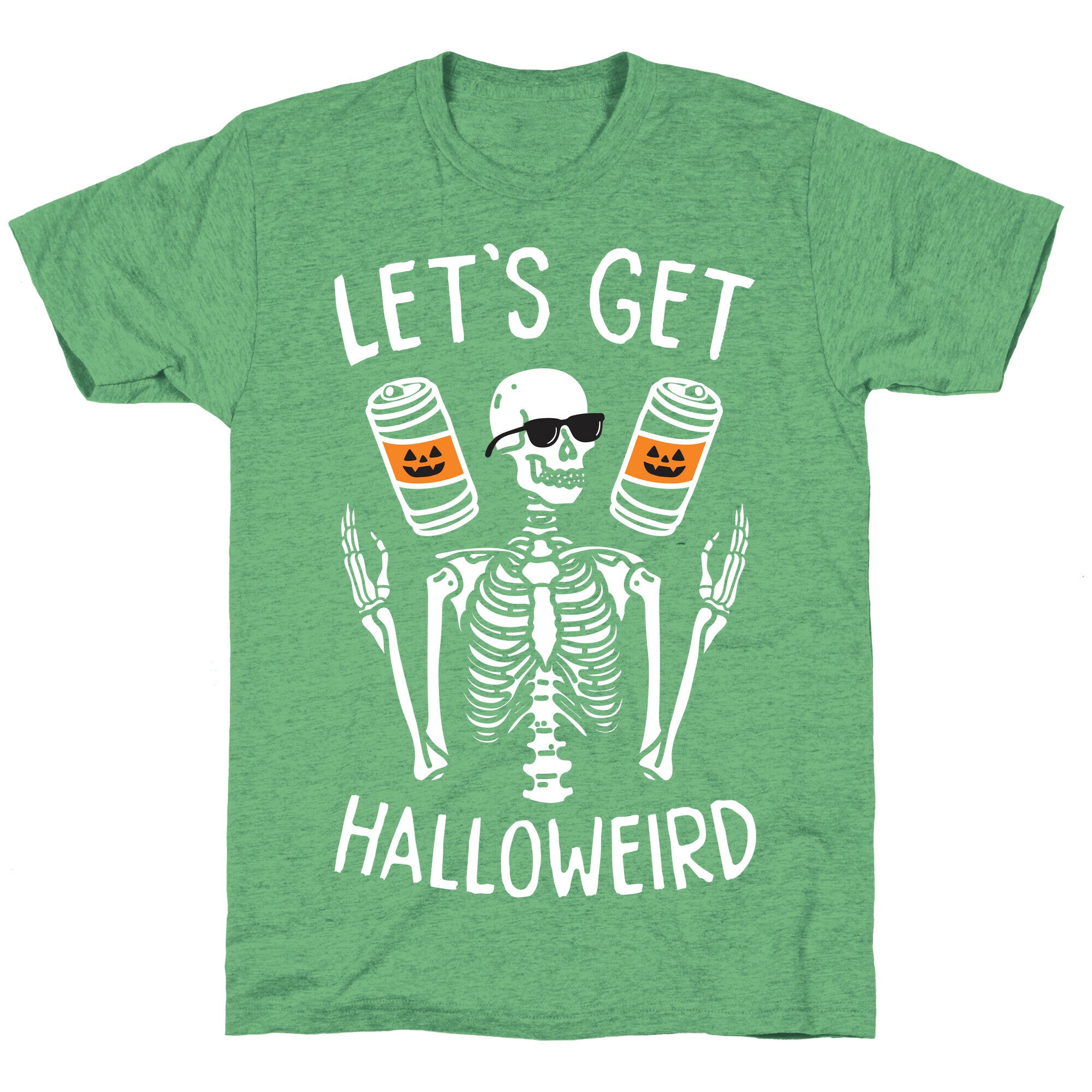 Let's Get Halloweird (White) Unisex Triblend Tee