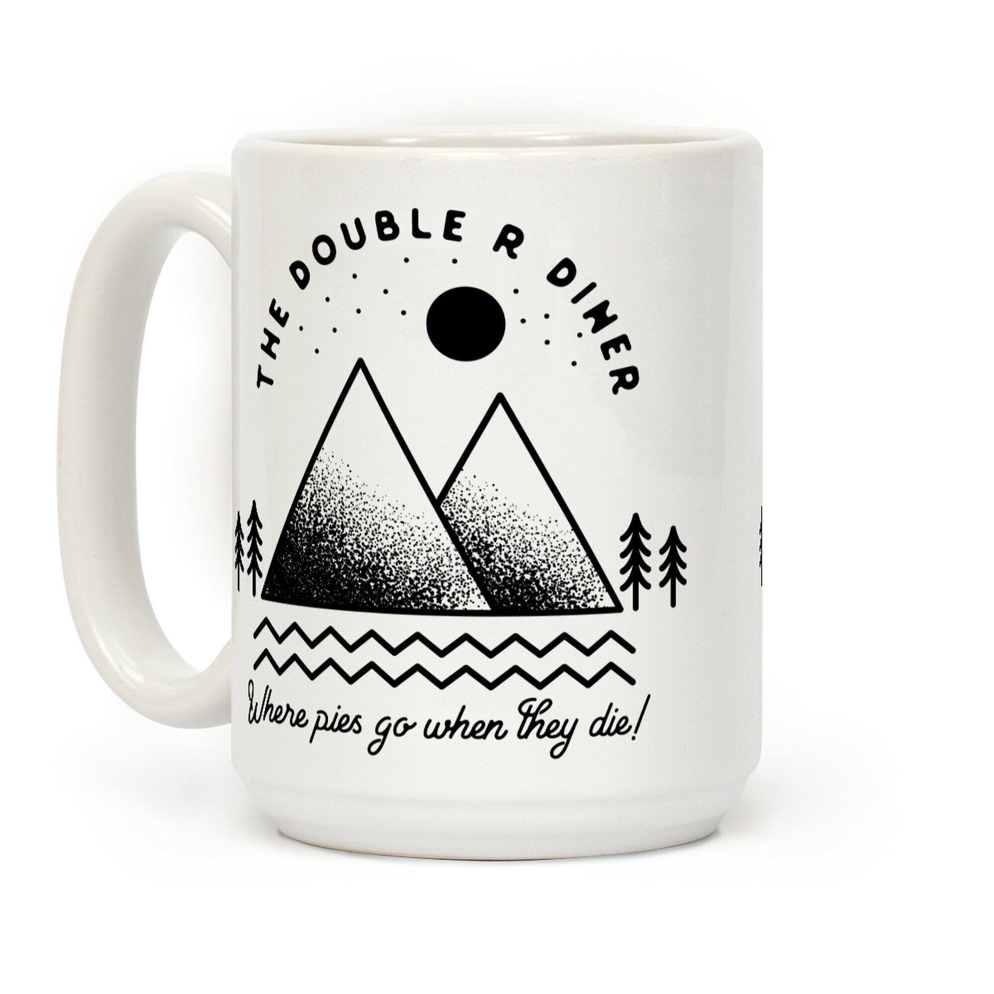 The Double R Diner Black Coffee Mug