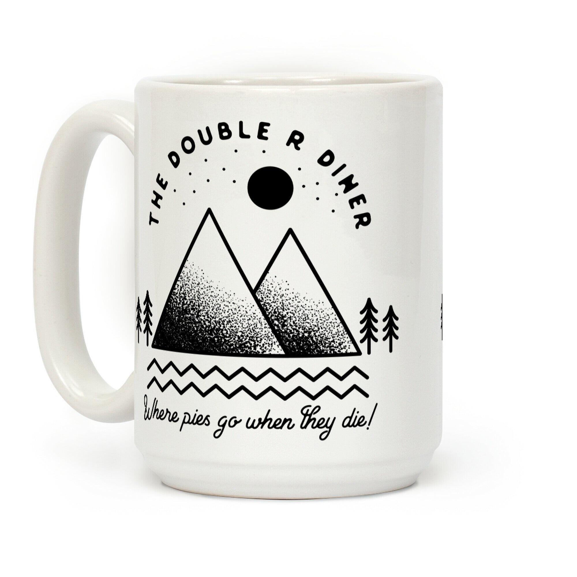 The Double R Diner Black Coffee Mug