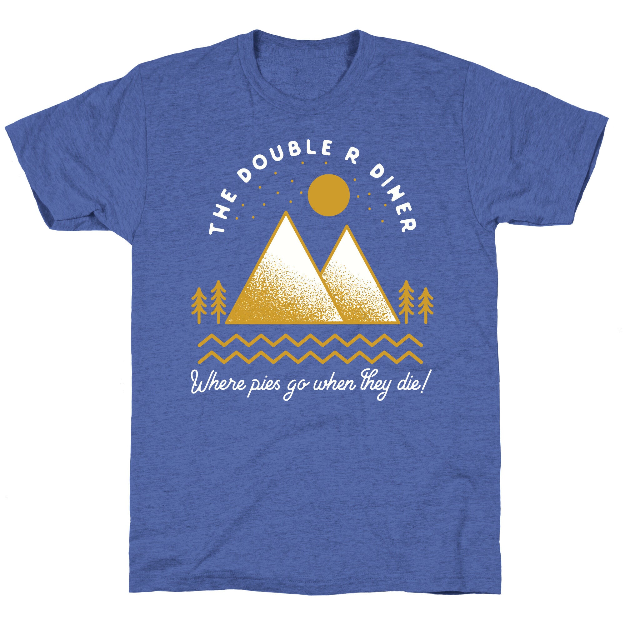The Double R Diner Gold Unisex Triblend Tee
